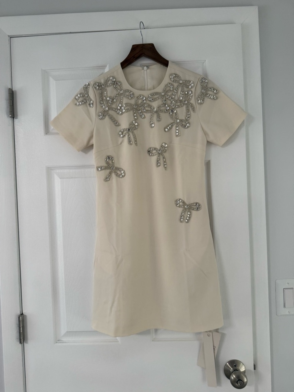 Cream Bow Dress